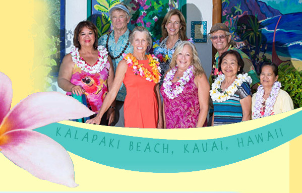 Friendly staff at the Garden Island Inn, Lihue, Kauai, Hawaii