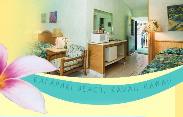 Hotel rooms at The Garden Island Inn